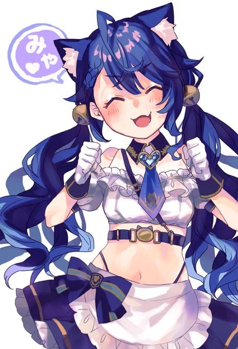 みゃみゃみゃ～🐈
#絵こころ 