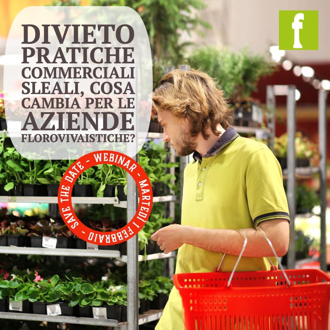 assofloro's tweet photo. Divieto #pratichesleali: cosa cambia per le aziende #florovivaistiche? Martedì 1 febbraio webinar organizzato da Assofloro con @AleApolito di Coldiretti https://t.co/m1tep6YFPk @MyplantGarden @IlFloricultore @FloraCulture_ https://t.co/OmRSgEeJwE
