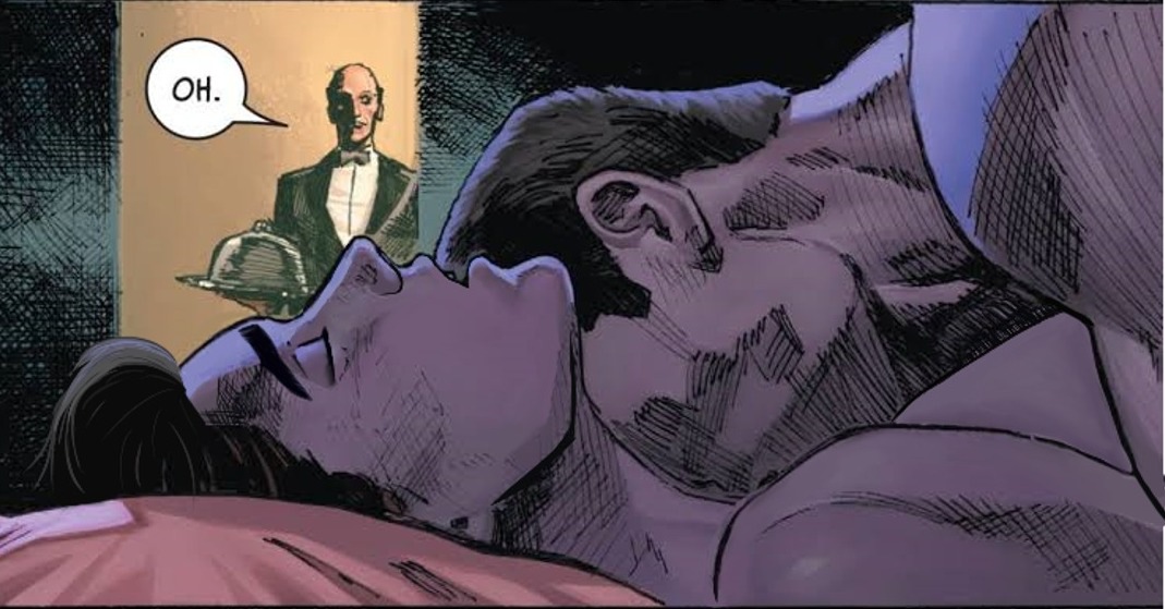 brujayuous's tweet photo. turning canon batman kisses into brujay day 2 https://t.co/GnwCrJbSx8