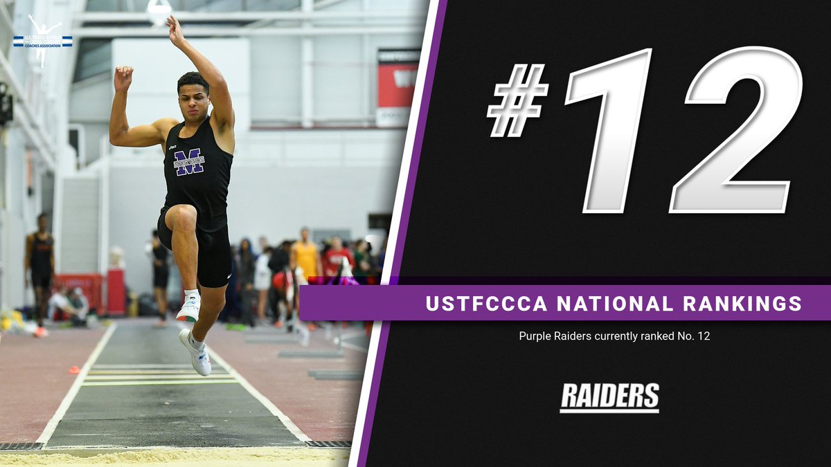 MT&amp;F: Raiders Ranked No. 12 In USTFCCCA National Ranking. #GoMountGo athletics.mountunion.edu/news/2022/1/27…