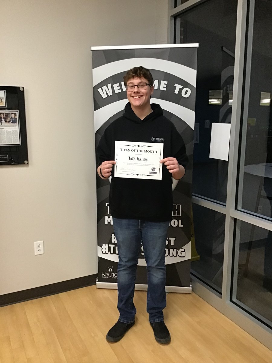 Ms_CZess's tweet photo. The following students were recognized as the Titan of the Month for January: Kenadi L. (6th), Chase T. (7th), &amp; Tate H. (8th). Congrats, Titans! 
@TroySouthMiddle @TSMGuidance @TSMSAD
#kidsfirst #whateverittakes #nowhatifs https://t.co/9gI7ahnBGF