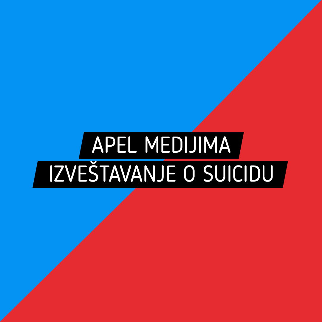 opens2019's tweet image. Uticaj medija i načina izveštavanja na osobe sa sucidalnim mislima je neosporan. Pozivamo Vas da uticaj koji imate iskoristite u cilju zaštite žrtava ovakvih tragedija, očuvanja mentalnog zdravlja u društvu i smanjenju stope suicida u rizičnim populacijama i društvu.