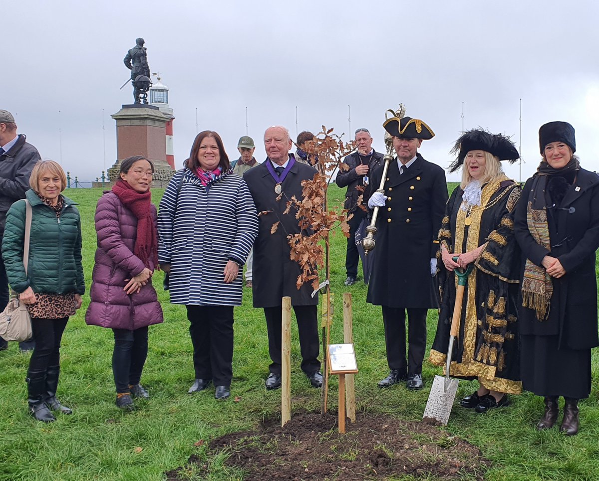 <a href="/pcfcd_updates/">PCFCD</a> collaborated with <a href="/plymouthcc/">Plymouth City Council</a> again this year to mark #HolocaustMemorialDay2022 in #Plymouth
A special tree planting to honour the family of Prof Frank Land &amp; the late Solly Irving followed the civic &amp; public ceremonies this year
#HMD2022  #LightTheDarkness #OneDay