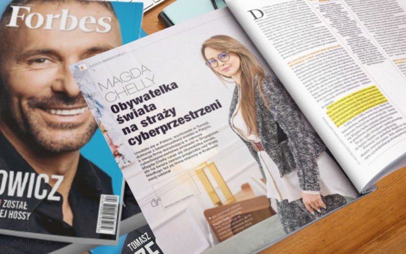 m49D4ch3lly's tweet photo. Cue the confetti! 🎉 Pop the champagne! 🍾 Release the doves! 🕊 We have made it onto #Forbes #Poland 🇵🇱 
#CyberSecurity @digitalcloudgal @EvanKirstel @BetaMoroney @RagusoSergio @mirko_ross @TylerCohenWood @ChuckDBrooks @psb_dc @AkwyZ @YuHelenYu @avrohomg @archonsec @robmay70 https://t.co/j3IOvxnmQW