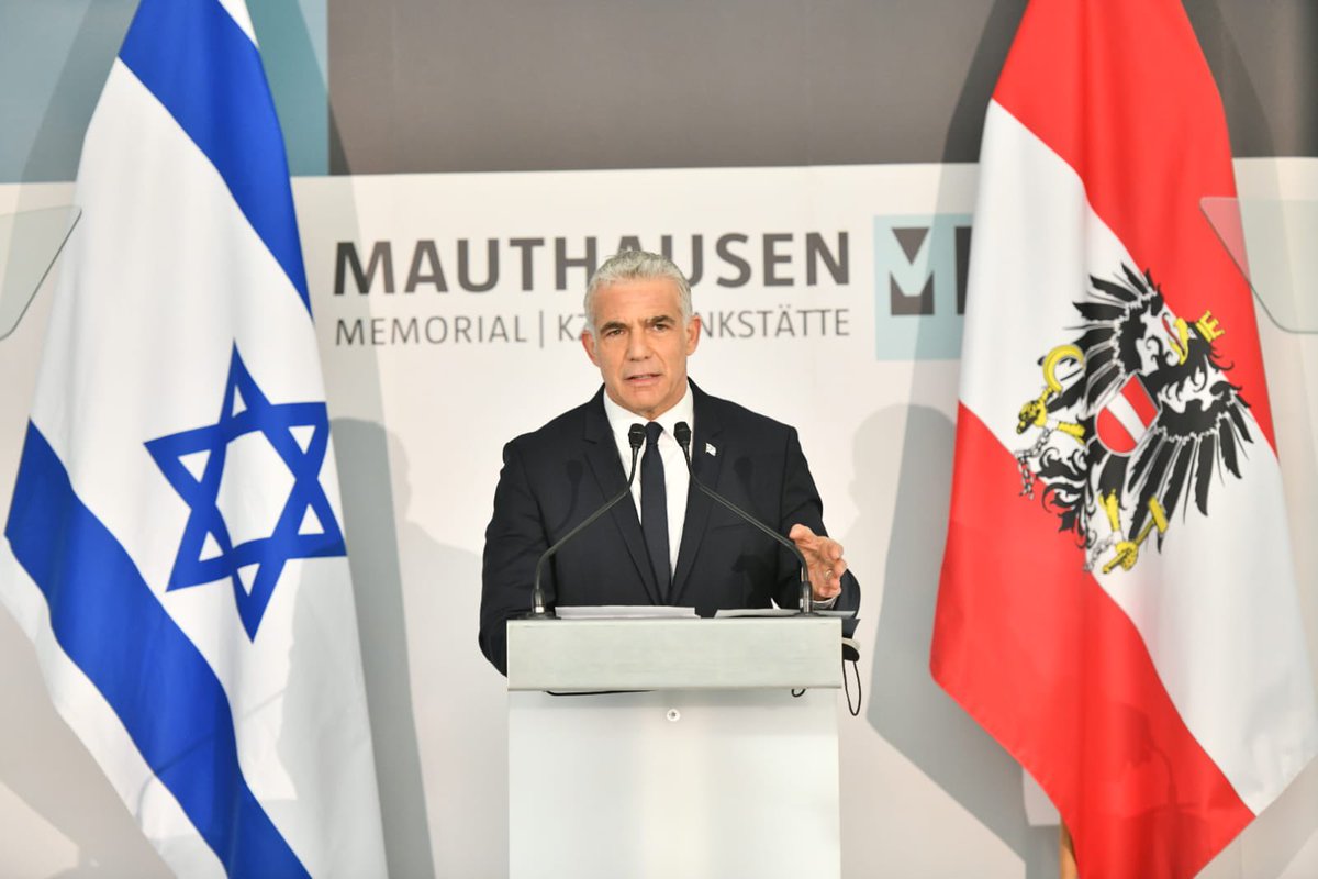 “He hugged my dad and said the words which in one night, turned my father into a grown man: “My child,” he said, “either I’ll see you again alive, or not.” He never saw him again.”
 
My full remarks from today's ceremony at Mauthausen:
bit.ly/3H7xR3z