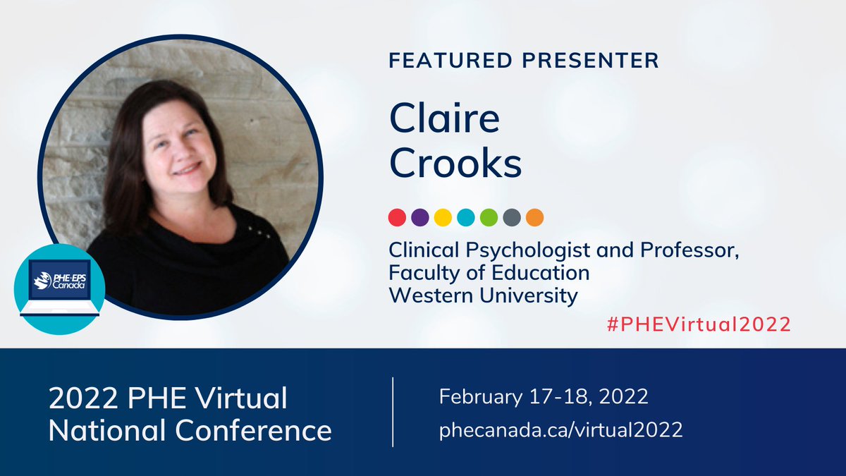 PHE Canada | EPS Canada (@phecanada) on Twitter photo High-quality mindfulness-based social-emotional learning programs can bring many benefits to students & educators. Learn strategies for improving uptake & quality of social-emotional learning programs from Claire Crooks of <a href="/westernuEdu/">Western Education</a> at #PHEVirtual2022!
pheedloop.com/PHEVirtual2022… High-quality mindfulness-based social-emotional learning programs can bring many benefits to students & educators. Learn strategies for improving uptake & quality of social-emotional learning programs from Claire Crooks of <a href="/westernuEdu/">Western Education</a> at #PHEVirtual2022!
pheedloop.com/PHEVirtual2022…