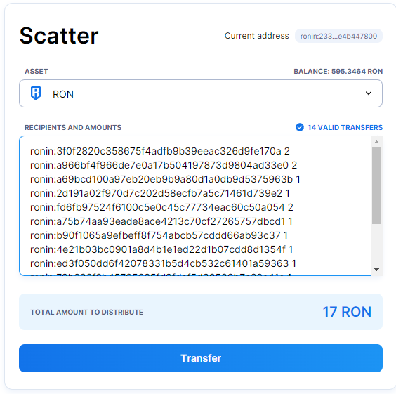 bluebirdaxie's tweet photo. In love with Scatter @Jihoz_Axie @AxieInfinity !

Sending some gifts to my scholars to try it and it's working really good 💘 https://t.co/ey47HwXU8P