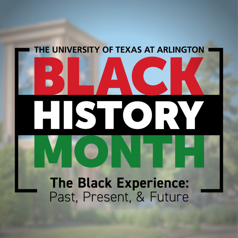 UTArlington's tweet photo. We are celebrating #BlackHistoryMonth all month long at UTA! 

Swipe for a list of events ➡️