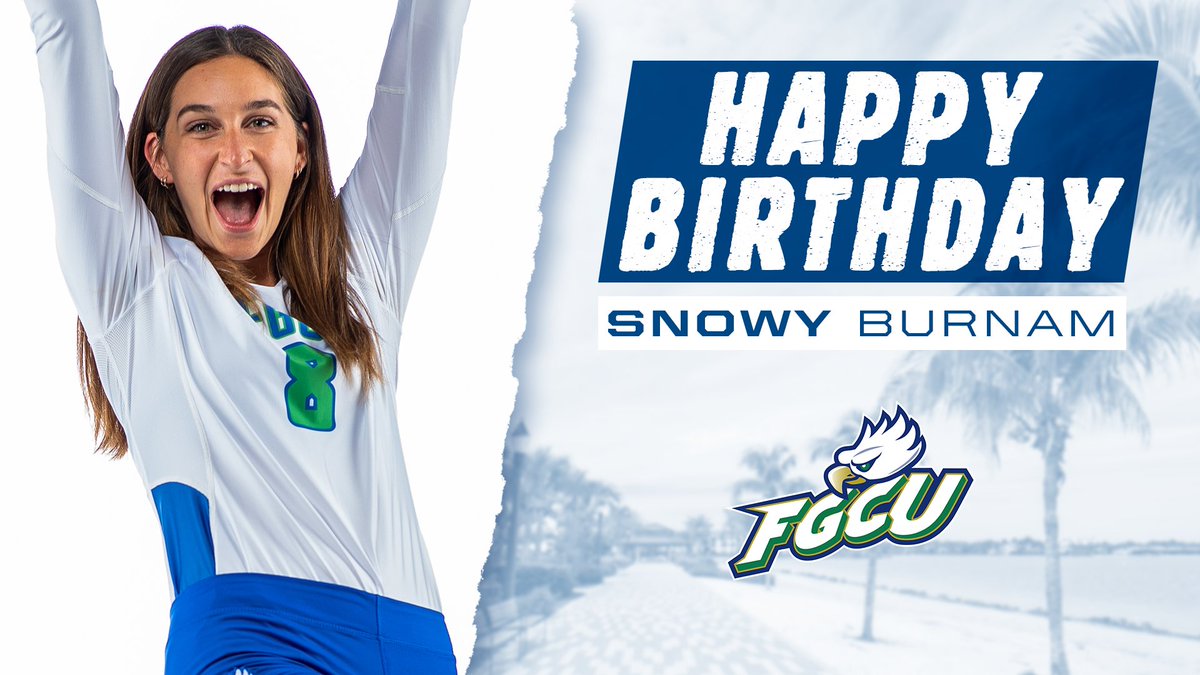 Happy birthday, <a href="/BurnamSnowy/">Snowy Burnam</a>!

#TakingFlight 🤙🦅🌴🎂🎉