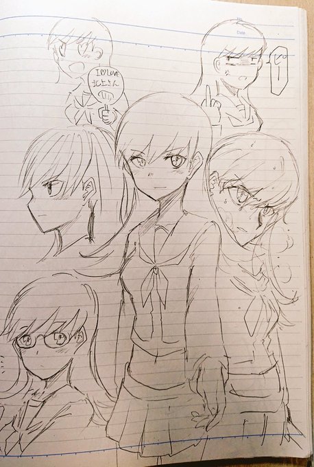 色んな大井っち描いてみました。
表情豊かで良いよね…大井っち 