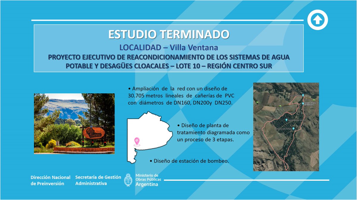 ale_phatouros's tweet photo. Finalizó el estudio de #PreInversión correspondiente al Proyecto Ejecutivo de Desagües Cloacales para la localidad de #VillaVentana, partido de @TornquistMun, solicitado por la #DIPAC de la Subsecretaría de Recursos Hídricos de la Provincia de #BuenosAires
#DNPRI
#ObrasPúblicas https://t.co/AAXWBfdmgA