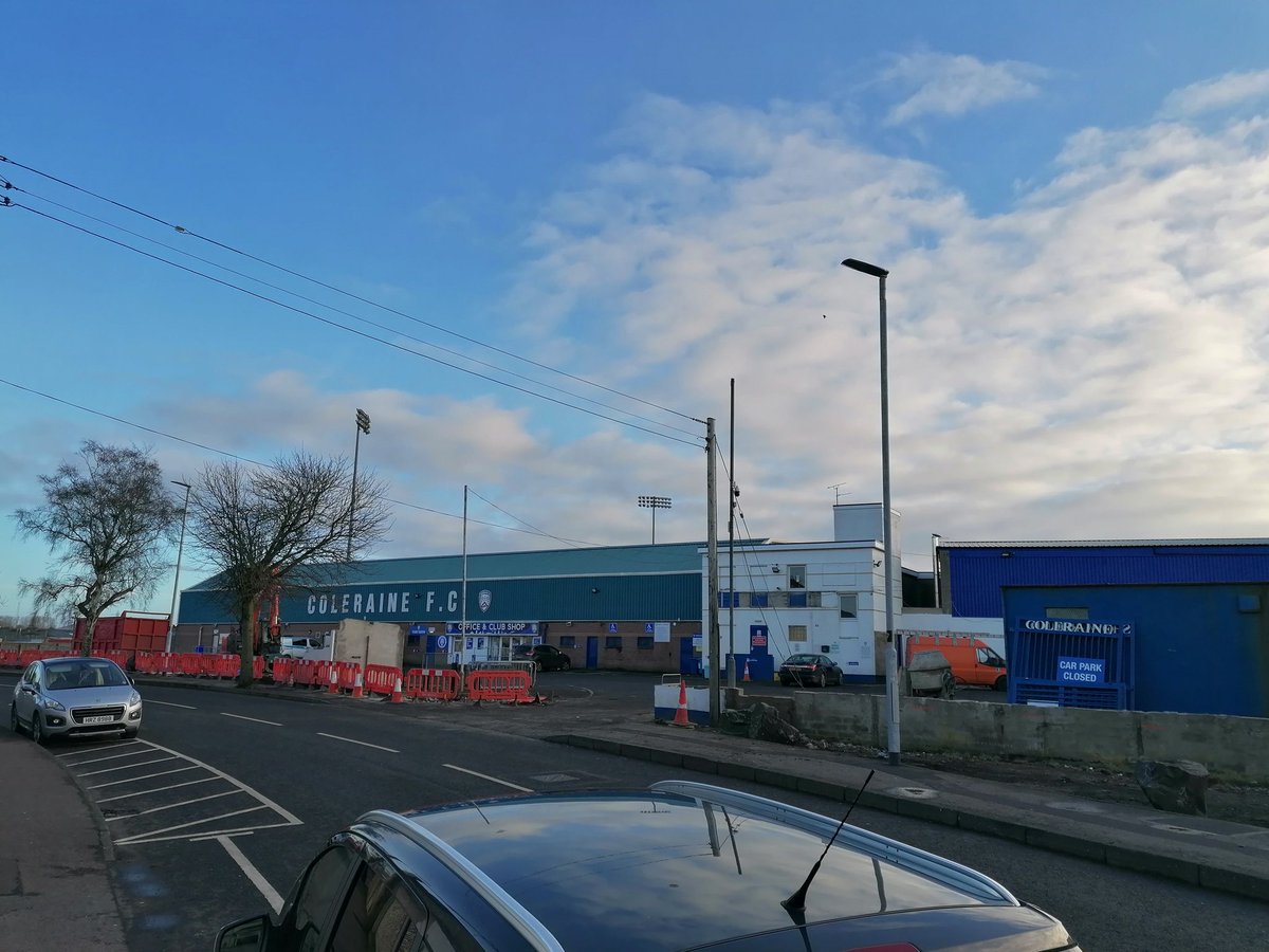Curtinio_'s tweet image. Brilliant to see that eyesore of a wall down #ColeraineFC