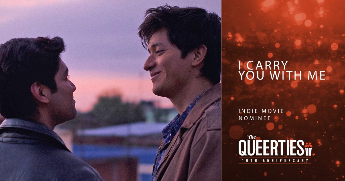 I Carry You With Me is nominated for Best Indie Movie at the #Queerties by <a href="/Queerty/">Queerty</a>, celebrating the best in #LGBTQ culture &amp; entertainment! Help us win by voting for us once a day through Feb 22! queerty.com/Queerties2022/…