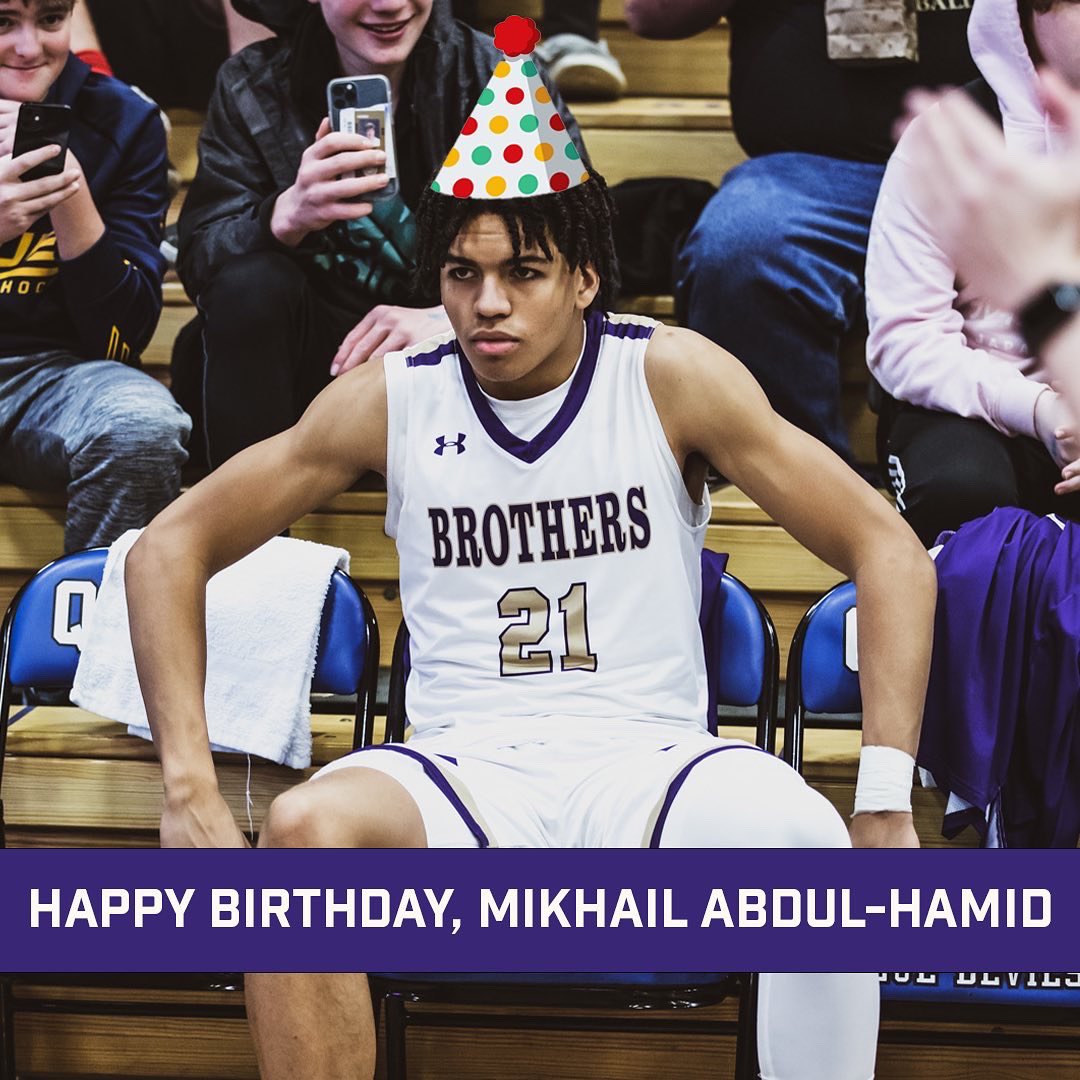Happy birthday to seniors Mikhail Abdul-Hamid and Jaycob Tatum!   