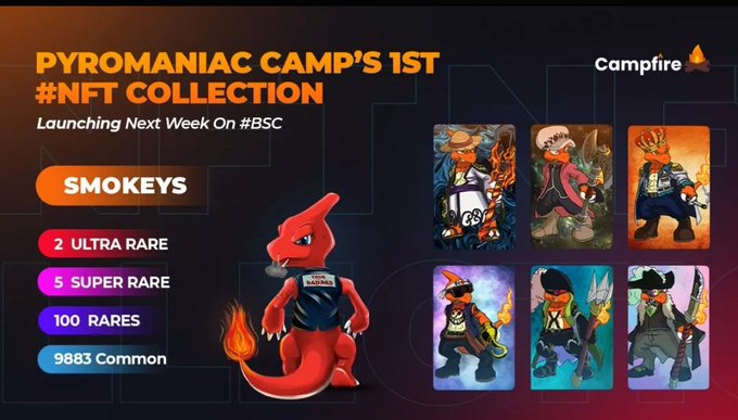 alphanftguru's tweet photo. #CAMPFIRET0KEN 

🔸Upcoming blue-chip #metaverse #NFT project. 
🔸Earn massive #APY and early incentives
🔸CZ #Binance Approved 

#BSC #BSCGems #DeFi #GameFi #NFTLaunch #NFTwhitelist #nftsale #Presale #IDO #Inu #pancakeswap #BNB #BSCNews https://t.co/qBJkSvyrsk
