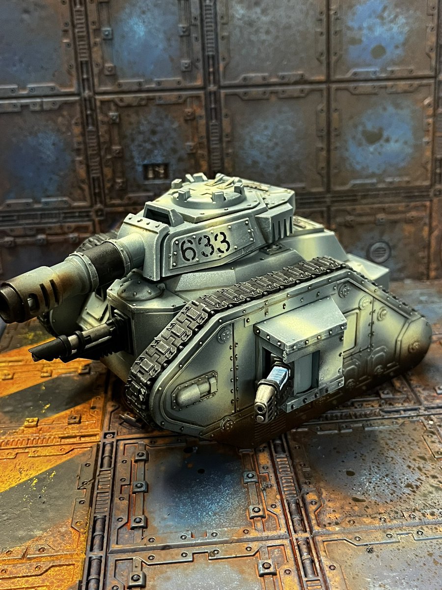 AsgardWargames's tweet photo. Roll out! It’s #hobbythursday here at Asgard and I’ve pumped out a pair of #LemanRussTanks to support my tank commander and the #ArmageddonSteelLegion #warmongers #warhammercommunity #astramilitarum #imperialguard #warhammer40k https://t.co/zFo3AcecDv