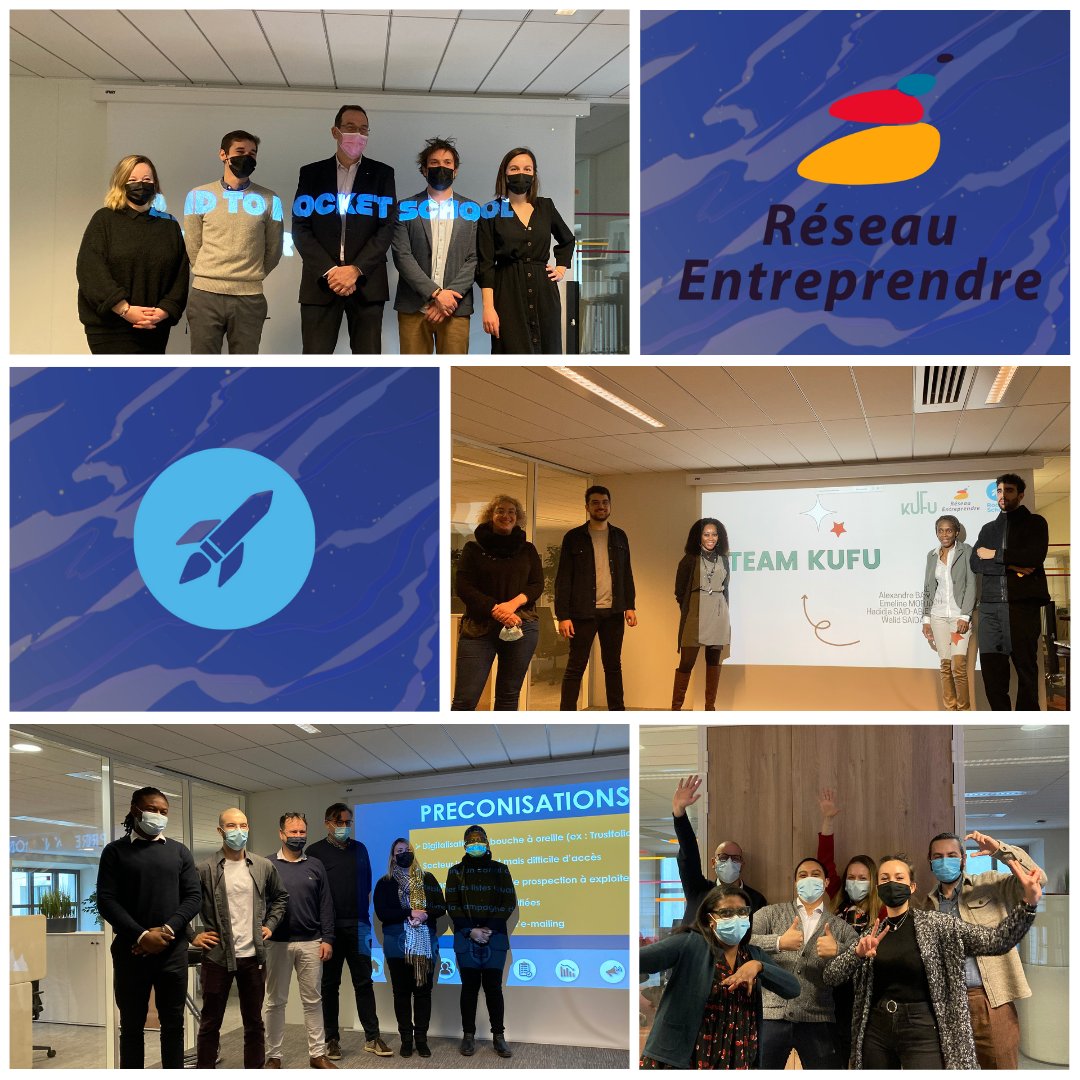 Pour terminer leur Bootcamp en beauté nos apprentis #bizdev ont eu la chance de faire leur challenge incubateur avec le Réseau Entreprendre 😀
Il y a une semaine ils nous présentaient leur travail durant les soutenances finales 🗣️