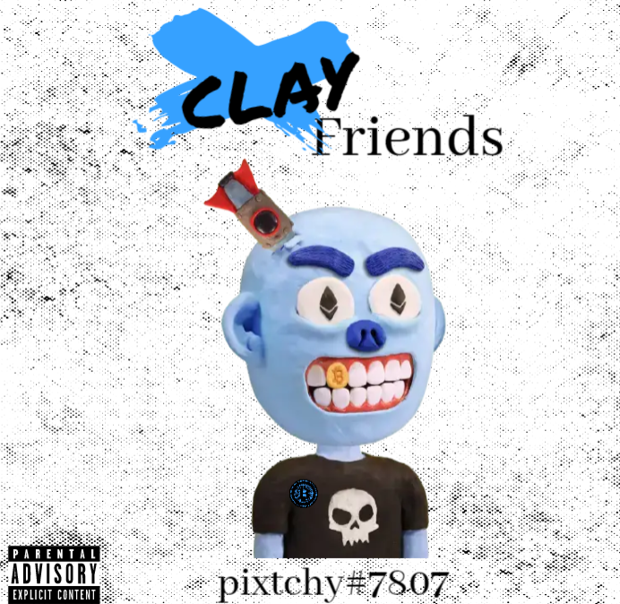 pixtchy's tweet photo. Made some album covers for @ClayFriendsNFT , IMPRESSIVE handmade clay art i must say https://t.co/oexXkoBNxL