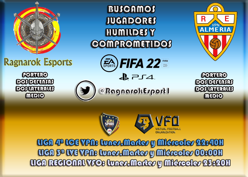 De cara a la próxima temporada buscamos ir haciendo pruebas.Equipo adulto,buen ambiente,con ganas de crecer

<a href="/_chocolate3000/">AYUDAS FIFA CHOCO3K🐦</a>
<a href="/FichajesAyudas/">Ayudas Fichajes</a>
<a href="/ayudanteclubes/">Mallorcatcg</a>
<a href="/AyudasCPro/">Ayudas Clubes Pro</a>
<a href="/Ayudas_clubes/">Ayudas Clubes</a>
<a href="/iloveproclub1/">ILOVEPROCLUB1</a>
<a href="/_help4uu/">HELP FOR YOU</a>
<a href="/mercado_vfo/">FUT CHAMPS</a>
<a href="/Ayudas_pro/">AyudasClubesPro</a>
<a href="/vfo_fichajes/">MercafichajesVFO®</a>
<a href="/AyudasPro/">Ayudas Clubes Pro</a>
@AyudaVFO
@ayudas_vfo