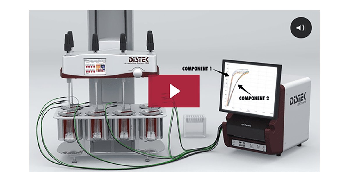distekinc's tweet photo. Opt-Diss 410 - UV Fiber Optic Dissolution.

Near Real-Time Dissolution Results from All Vessels as fast as every 5 Seconds with No Sampling! https://t.co/g1P4aXfzSf