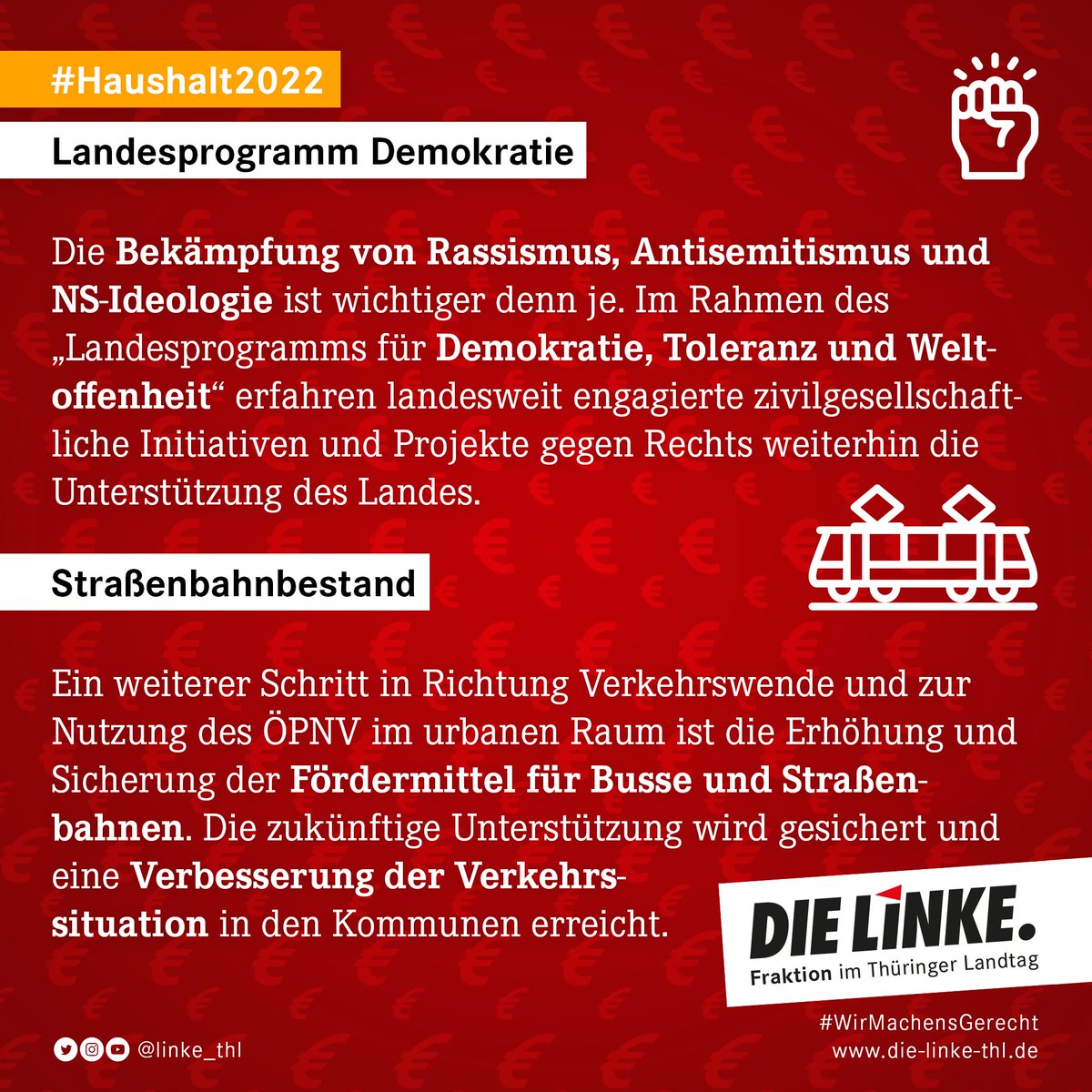 Linke_Thl's tweet photo. „Trotz Kritik an einzelnen Punkten, wie beispielsweise der globalen Minderausgabe, bin ich froh und erleichtert, dass nun der Weg frei ist. Damit hat die #R2G-Minderheitsregierung im dritten Jahr einen Haushalt als Arbeits- und Gestaltungsgrundlage“, so #RonaldHande. https://t.co/mrm2Due5qN