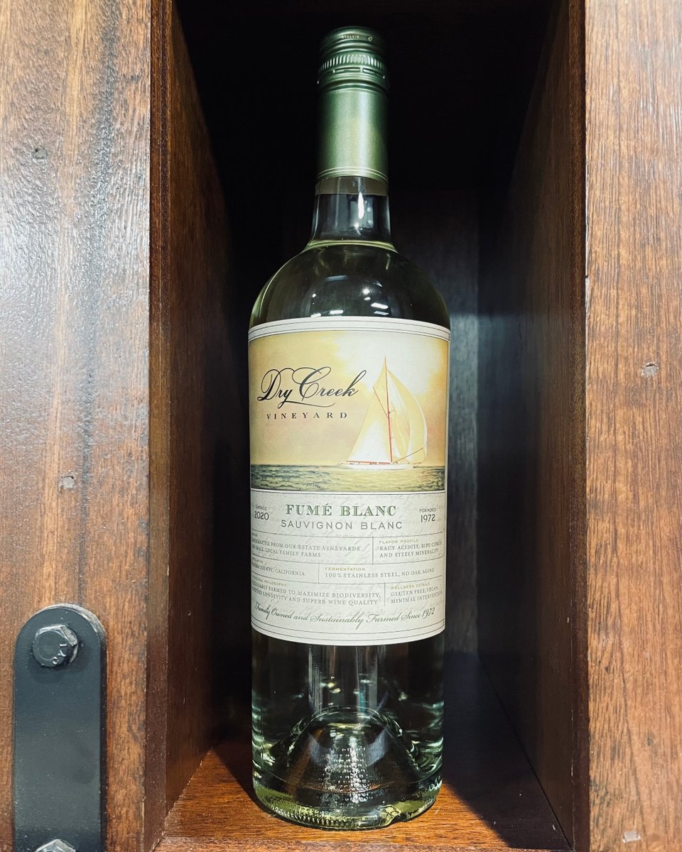 We are proud to offer all wines featured on #WineSpectators Top 10 Wines under $40 list! 

First  up:  Dry Creek Fume Blanc jumps out of the glass with grapefruit, lemon-lime, and passion fruit. Dry, unoaked, lemongrass, white pepper, and jalapeño. Great complexity for a $13!