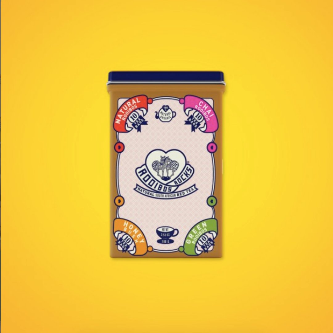 The Rooibos Rocks Collectable Tea Tin includes:⁠
⁠
❤️  10 x Original Rooibos Tea Bags⁠
💖  10 x Chai Rooibos Tea Bags⁠
🧡  10x Honeybush Tea Bags⁠
💚  10x Green Rooibos Tea Bags⁠
⁠
TASTE THEM ALL! GET YOURS TODAY! 🛒 ☕ 😍⁠

amzn.to/34ewjG9
⁠⁠
#rooibosteatin