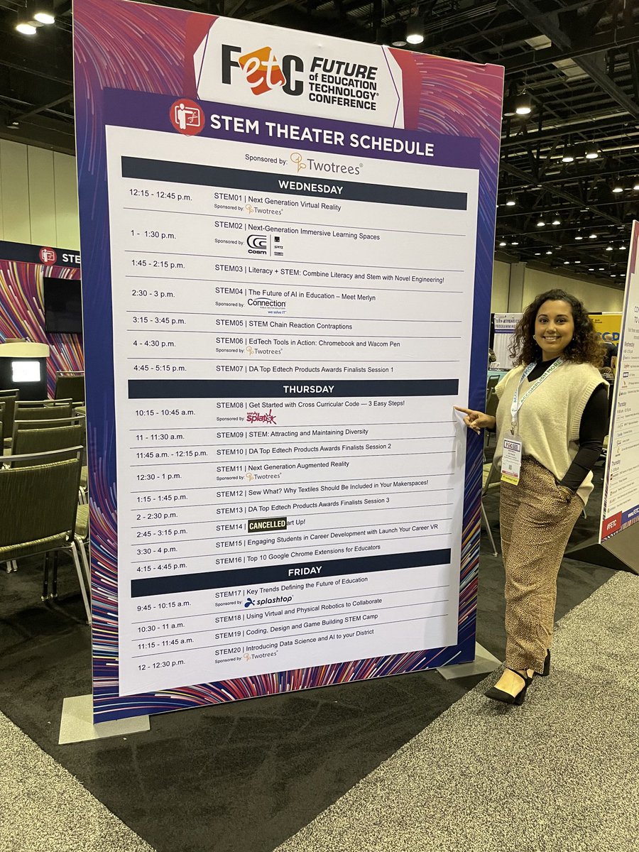 So excited and blessed to be presenting at the conference with ⁦<a href="/unruly_studios/">Unruly Studios</a>⁩ 
This is my first time presenting at #FETC 
Love sharing engaging strategies with learning community