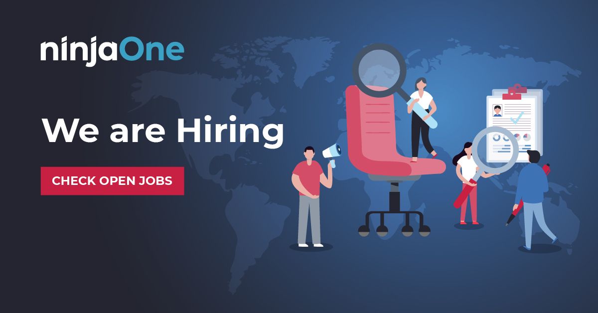🚀 NinjaOne is growing like never before. 🚀

Many new roles across several departments are waiting to be filled! 

Check out our job board at: ow.ly/bsZl50HBvtn