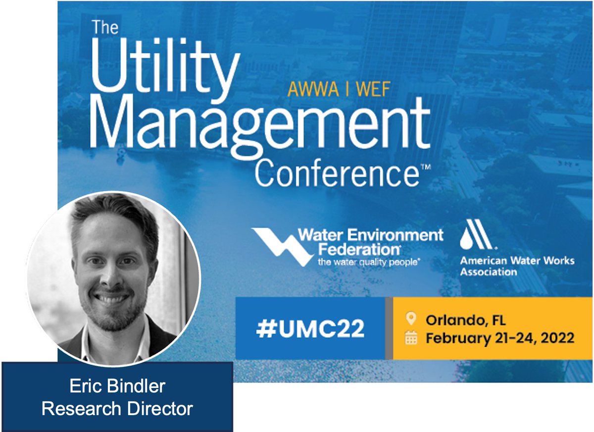 BluefieldWater's tweet photo. Attending this year's #UMC22 in Orlando, FL? Bluefield's @ebindler will be co-presenting with @SethJohnstone @ESRI on the Foundational Role of GIS in Digital Water Transformation. Let us know if you'll be there! #DigitalWater #FutureofWater https://t.co/0oD3VRd3u2 https://t.co/Yh1o8i3Pr6