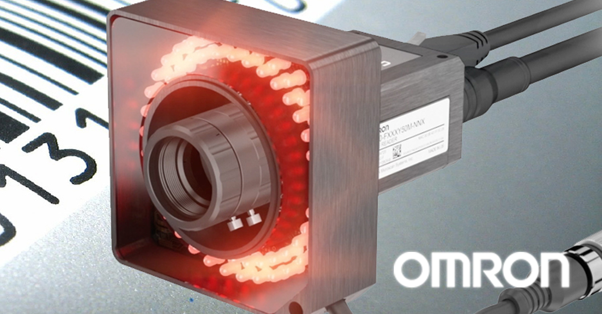 OmronAutomation's tweet photo. Canβt read all your #barcodes or #2Dcodes without interrupting flow of operations? Our new V440-F fixed mount #CodeReader simplifies these common #traceability issues and solves nearly all applications with just ONE model! #automation #packaging
ππΏ https://t.co/NM1Cycip4n https://t.co/gafM06Pb0K