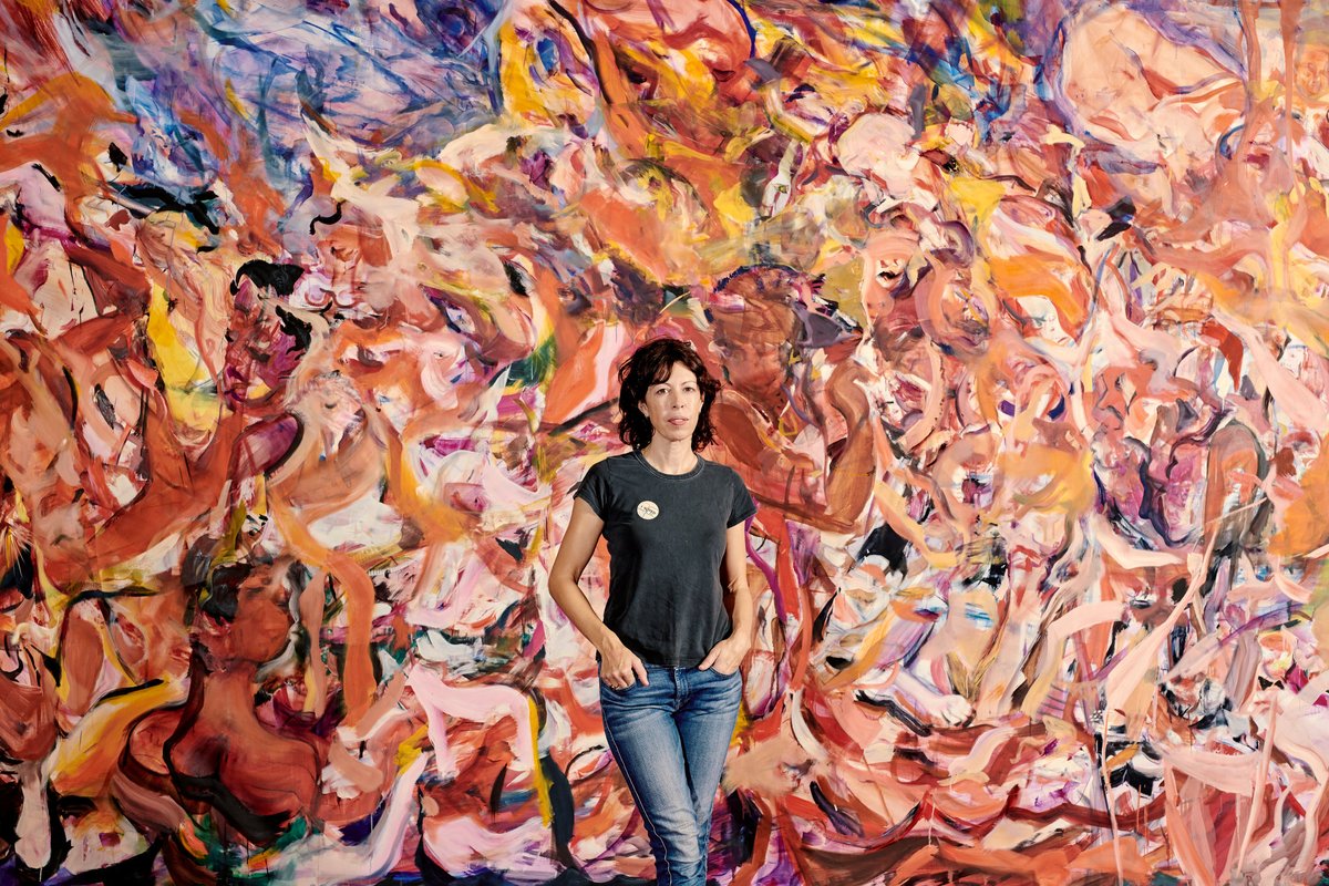 CourtauldRes's tweet photo. ⭐️We are on the countdown to #OpenCourtauldHour 

 A special in conversation between the artist #CecilyBrown and Deputy Head of @TheCourtauld #BarnabyWright

Live online from 8pm GMT tonight 👇

https://t.co/qxEW0QmEvl

#contemporarypaintin #CecilyBrown https://t.co/B6REJYmXGc