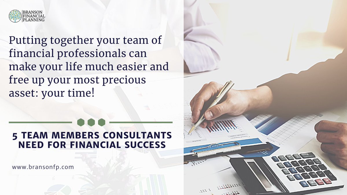 jeff_branson1's tweet photo. Having a team around you is incredibly important in all aspects of life. Start putting together your team today to help free up your most important asset: TIME!

https://t.co/4p6DJzviuI

#moneytalk #personalfinance #consultants https://t.co/ye7XVPUmoz