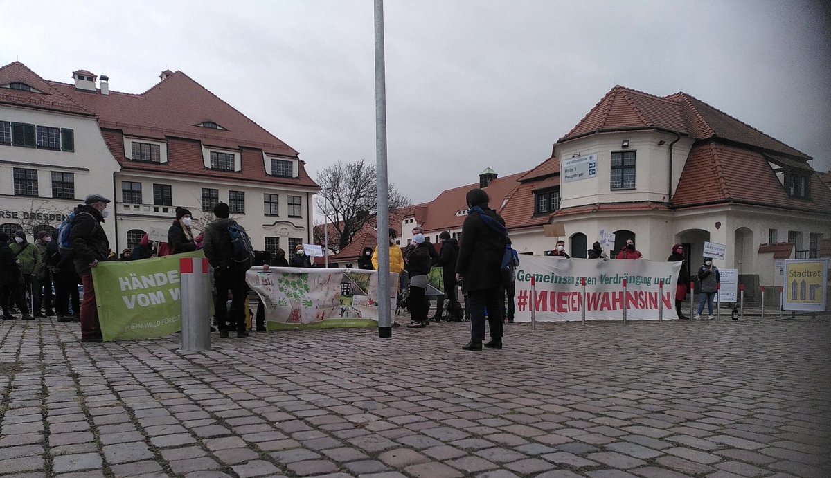 Dresdner Aktionsbündnis „Mietenwahnsinn stoppen“ tweet media