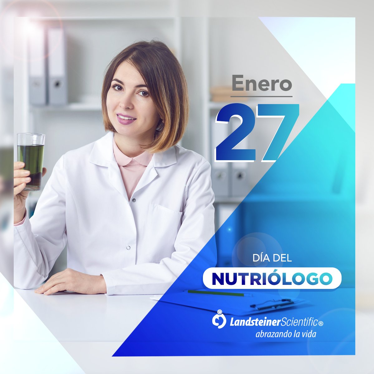 Felicitamos a todos los profesionales de la Nutrición que a través de sus conocimientos nos enseñan a llevar una alimentación sana y equilibrada para lograr un mejor estado físico de manera saludable. 👩‍⚕️🍎🏃‍♂️
#LandsteinerMx #AbrazandoLaVida #FelizDíaDelNutriologo🥳