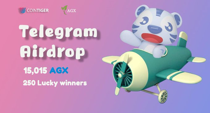 CoinTigerRussia's tweet photo. 📢#CoinTigerCampaign 
#CoinTiger + @agrichainx Airdrop🚀
 
🎁 Раздача 15,015 #AGX
 
🏆250 счастливчиков разделят 15,015 #AGX
 
🔥Примите участие здесь: https://t.co/854nJ6sYak
 
⏰5 дней https://t.co/wDPEkhDLQU