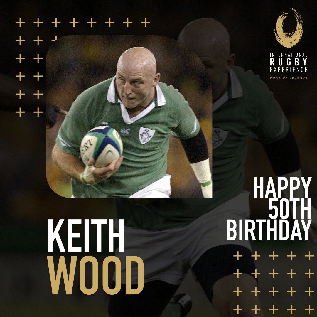 Happy Birthday to our friend and Irish rugby legend, Keith Wood 