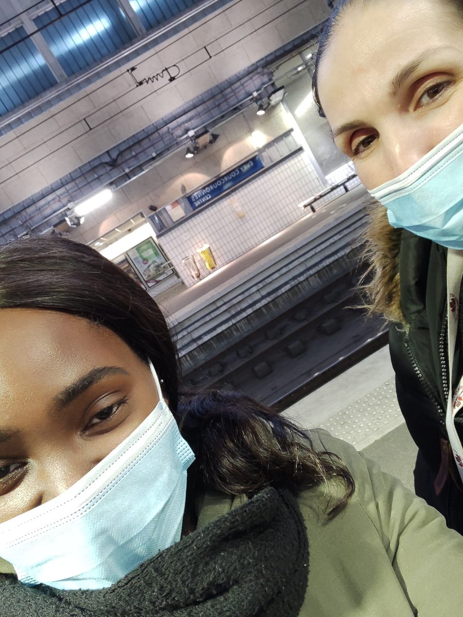 CFDTCheminotIDF's tweet photo. [TOURNÉE]
Les équipes syndicales de Paris Sud Est @CFDTCheminotIDF @cfdtcheminots @TristanNoundou représentées par Grâce &amp; Lydia informent les agents @RERD_SNCF #ESTPSE des gares de Vigneux, Villeneuve saint Georges &amp; Évry courcouronnes sur la future réorganisation.
#TOUSCFDT 👊🏾 https://t.co/wNcX8BaVeh