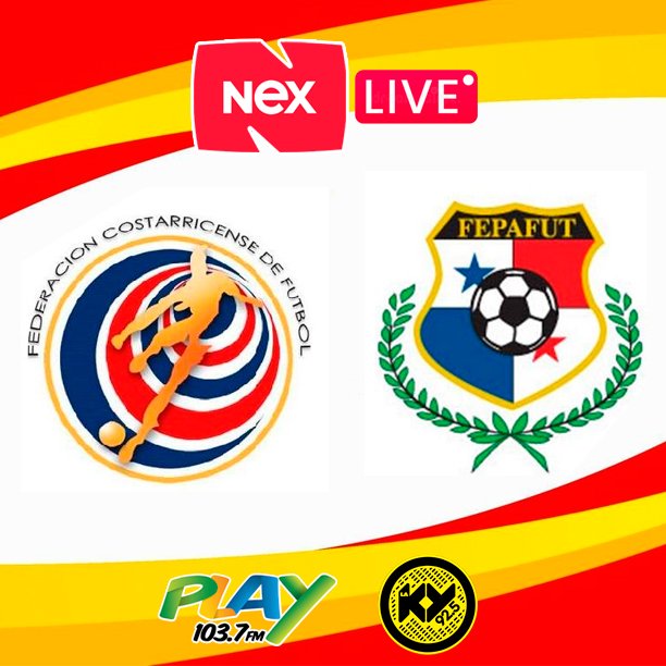 Costa Rica vs Panamá pantallas de <a href="/NexPanama/">NEX Panama</a> y radio por <a href="/Play1037Fm/">PLAY1037FM</a> <a href="/LAKY925/">LA KY 92.5</a>
