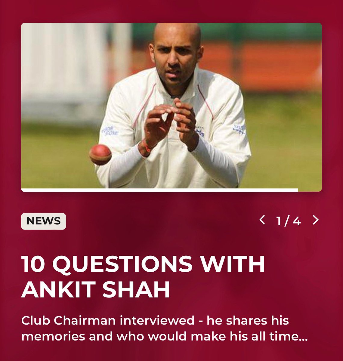 KentonCC's tweet photo. FANCY A QUICK READ?📖 @ankit130 answers 10 questions about cricket at Kenton CC! Head over to our website and read the article now… https://t.co/Jofc3pLd4x