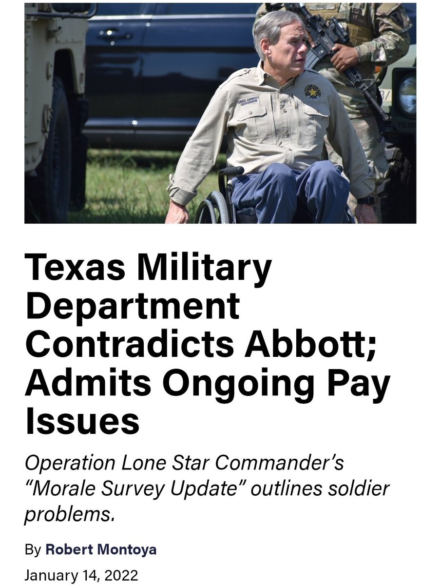 TMD_Vigilante's tweet image. #ThursdayMorning ... Still waiting for an official statement from @MGTracyNorris  of the @TXMilitary. 
We want answers about #OperationLoneStar and what your plan is to correct the deplorable situations you have placed #Soldiers in.

It's time to put #PeopleFirst.