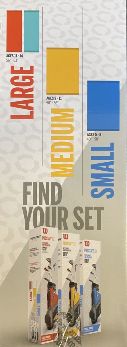 *** Wilson Pro Staff ***

Junior Golf Clubs for all ages 4-14 now available in New Forest Professional Shop.

Get your child measured on our fitting chart for the correct size clubs

“Trade Ins Welcome”

Balls &amp; Tees included with every set.