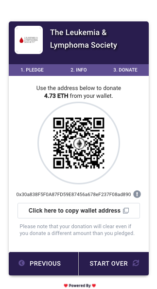 5TimesDistilled (@5timesdistilled) on Twitter photo I can't thank <a href="/looper8888/">looper8888</a> for their winning bid of 5.1135 WETH!! After royalties and gas fees we were able to send 4.73 ETH ($11,846.66) to the Leukemia and Lymphoma Society! Again we cant thank you enough ❤️❤️
etherscan.io/tx/0x120249161… I can't thank <a href="/looper8888/">looper8888</a> for their winning bid of 5.1135 WETH!! After royalties and gas fees we were able to send 4.73 ETH ($11,846.66) to the Leukemia and Lymphoma Society! Again we cant thank you enough ❤️❤️
etherscan.io/tx/0x120249161…