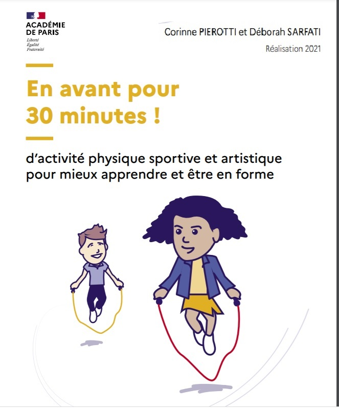Ressource #APQ30Min :
En avant pour 30 minutes !
cutt.ly/AOt9SBJ
Fichier réalisé par Corinne Pierotti et Deborah Sarfati, toutes deux contributrices aux #EditionsEPS et à la #RevueEPS.