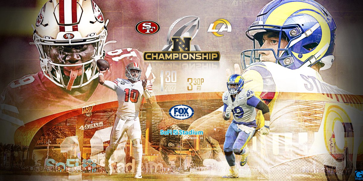 GmanGfx's tweet photo. @49ers @RamsNFL lets go!!!! #Niners #Rams https://t.co/naaAvKwuXx