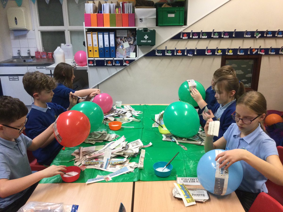 LSTClass09's tweet photo. The St Thomas Book Club have started to create their very own Malamander eggs @ThomasHTaylor #STPSReading #STPSBookClub #lovebooks https://t.co/3aihkab04X