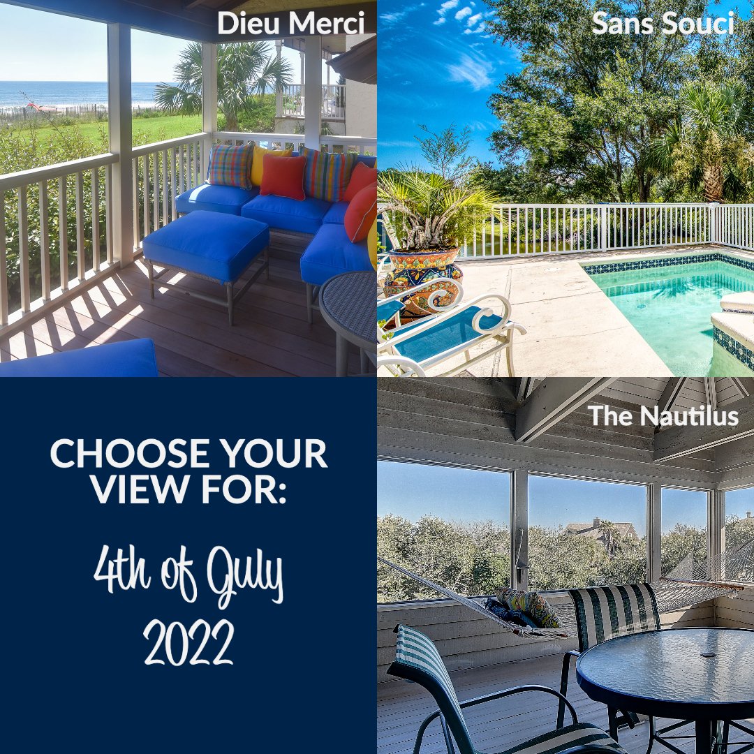 PeaceVacations's tweet image. We are excited to share that we have NEW openings for the week of July 4th, 2022 now AVAILABLE in a few of our signature #DeBordieu #vacationhomes! Learn more about each of these beautiful #beachrentals on our website or by calling 843.979.2700. 

#4thofjuly #summer2022