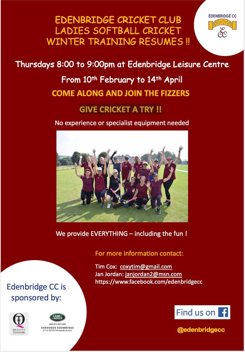 Women's winter training starting again soon...