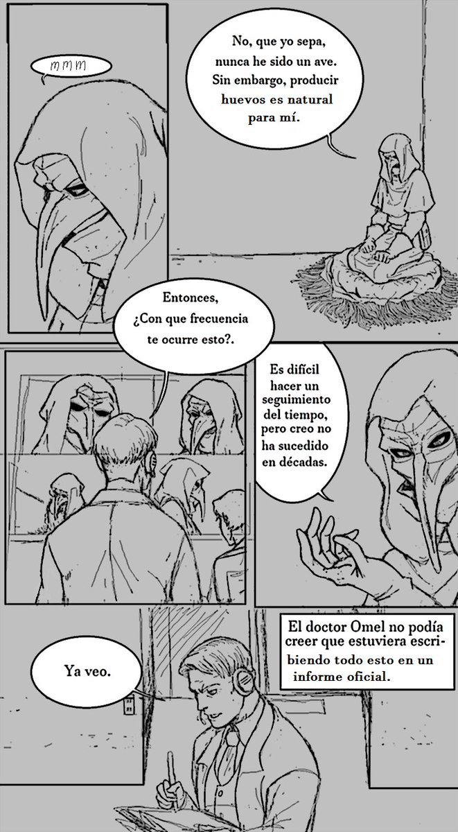 chiaki91437362's tweet photo. Este comic esta basado en una historia de La Fundación SCP (o sea, no es mía), y esta completamente finalizado, aunque el dibujo no es nada pulcro. 
Por cierto volví a subir una pagina pasada pues tenia dos errores, pero ya esta corregido. 
Parte 9. #SCPFoundation #scp049 https://t.co/gYDByIde9A