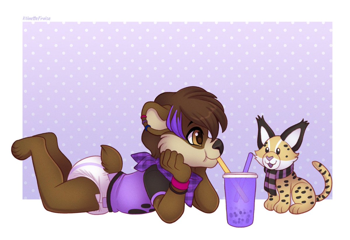 strawbsplayroom's tweet photo. For ghostbear2k ! 
#babyfur

♡ Coms OPEN! ♡
Order here: https://t.co/mbjRRKJ9Vo https://t.co/EfEFZSjcHn